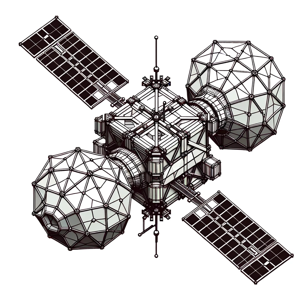 Geometrically designed satellite