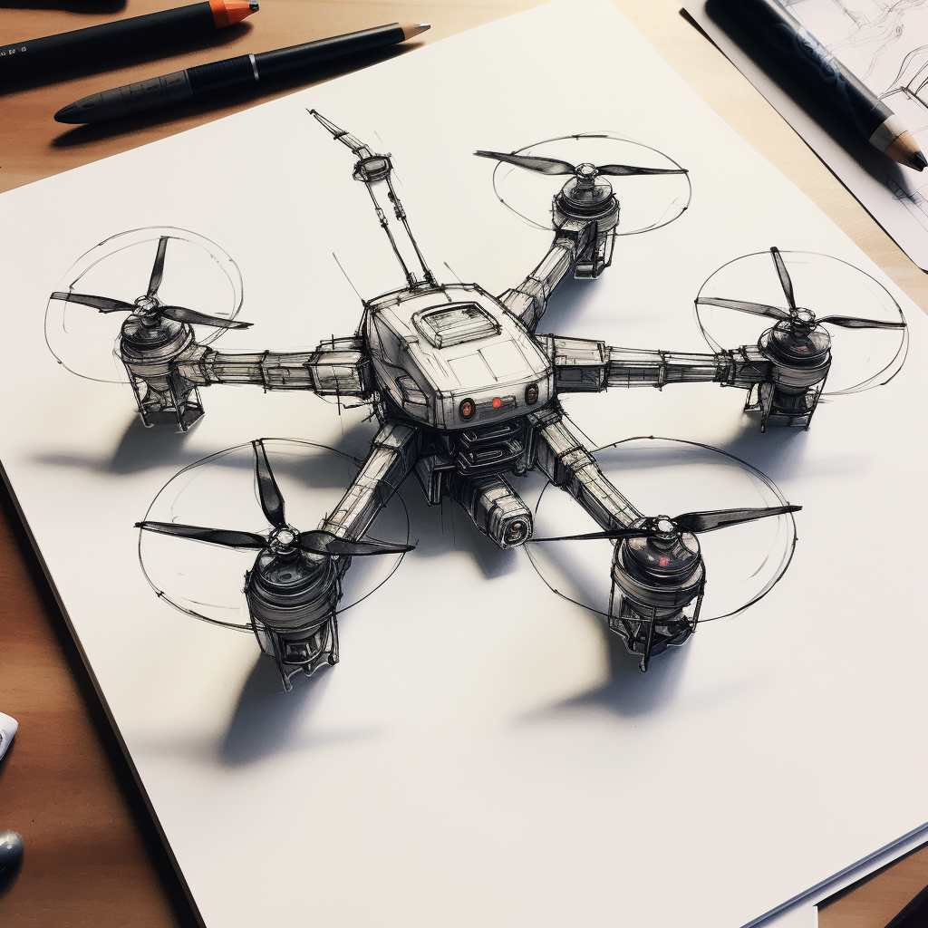 Sketch of a drone