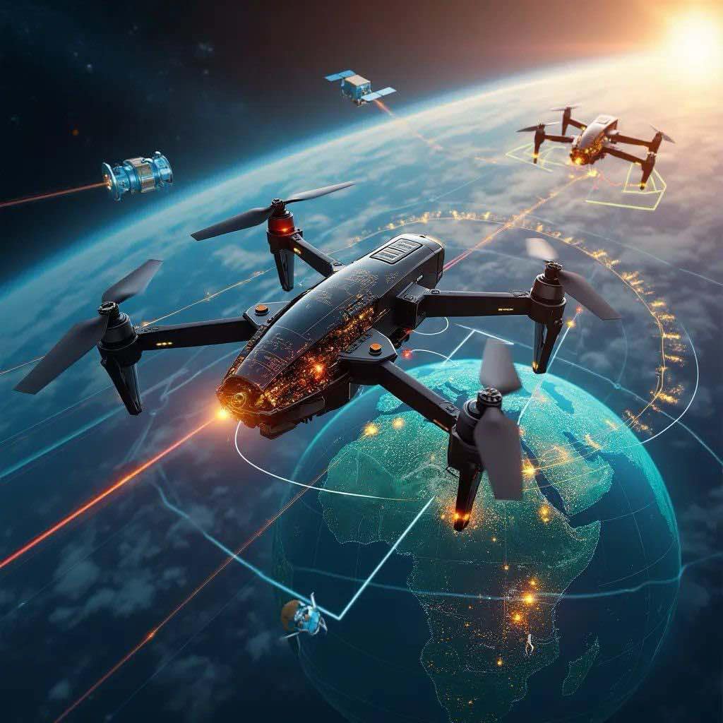 Satellite Communications in Drone Operations: Security and Implementation