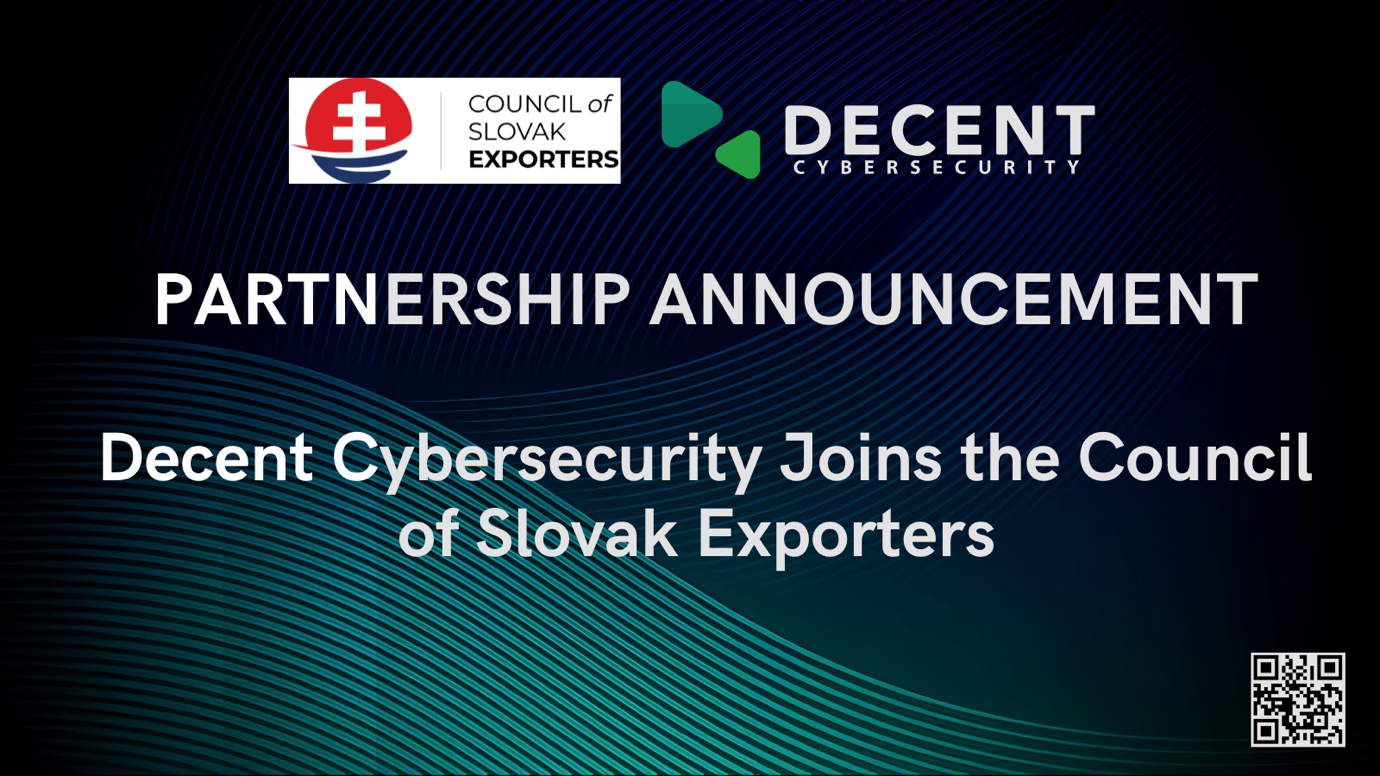 Decent Cybersecurity joins the Council of Slovak Exporters